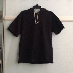 Pacsun black short sleeve hoodie